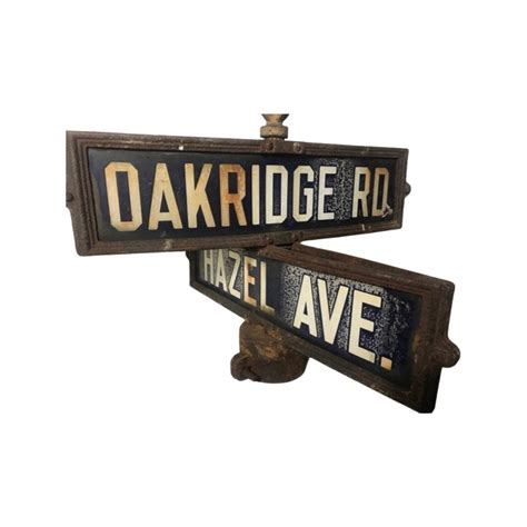 1928 metal porcelain enamel box street sign street los angeles|vintage porcelain street signs.